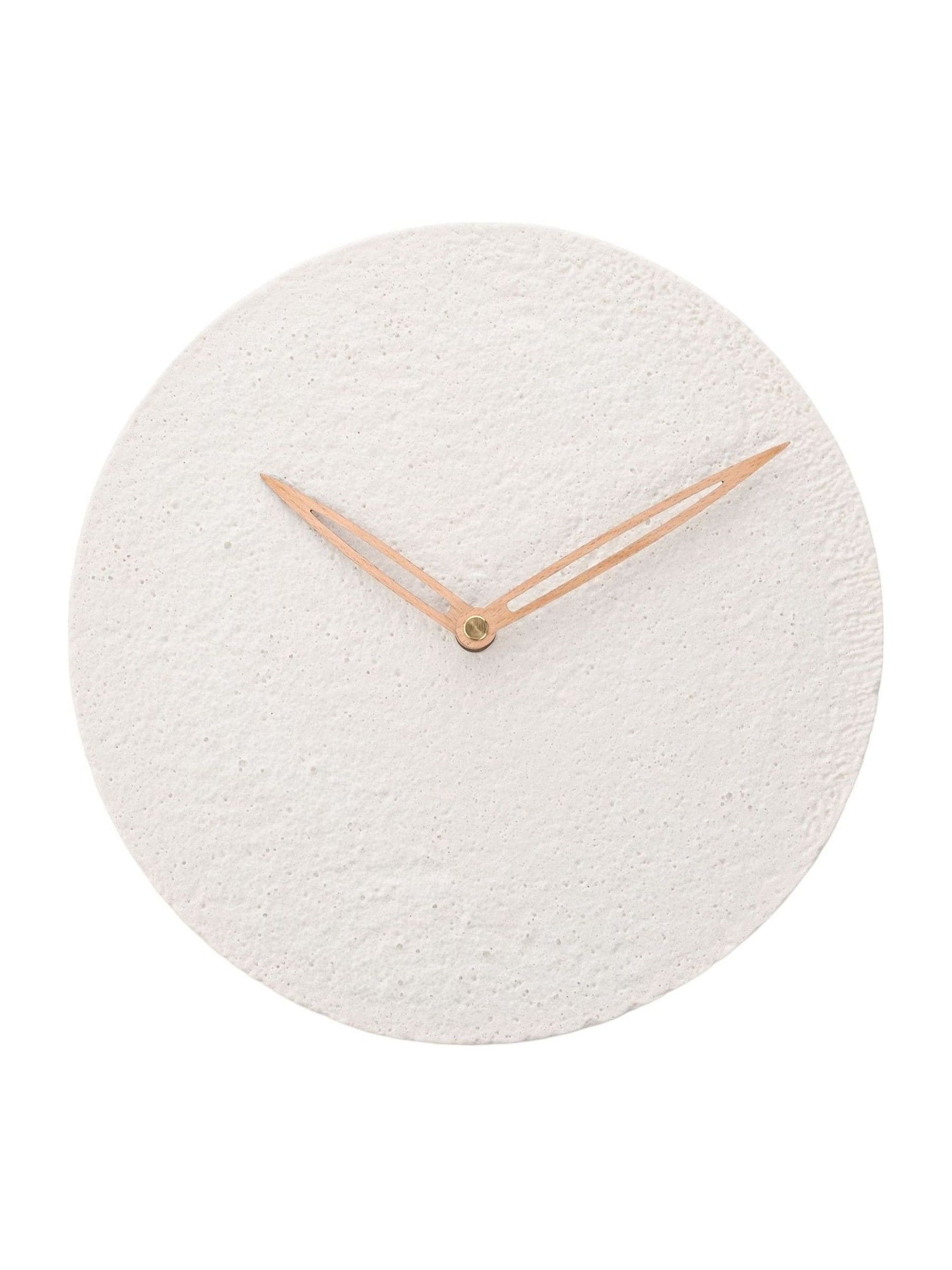 Widdop White Porcelain Wall Clock 27cm, UK version