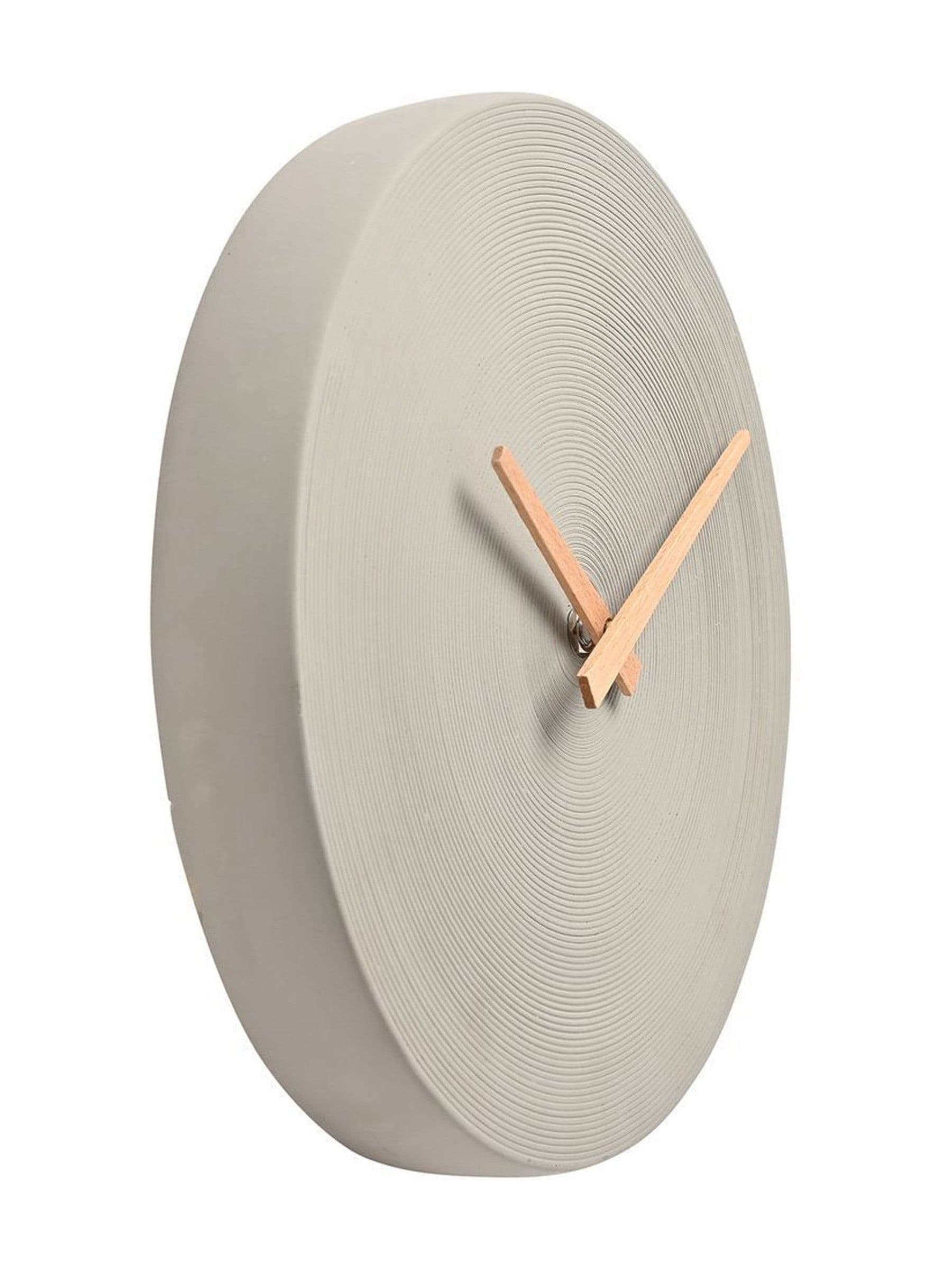 Widdop wall clock grey cement 28cm (British brand)