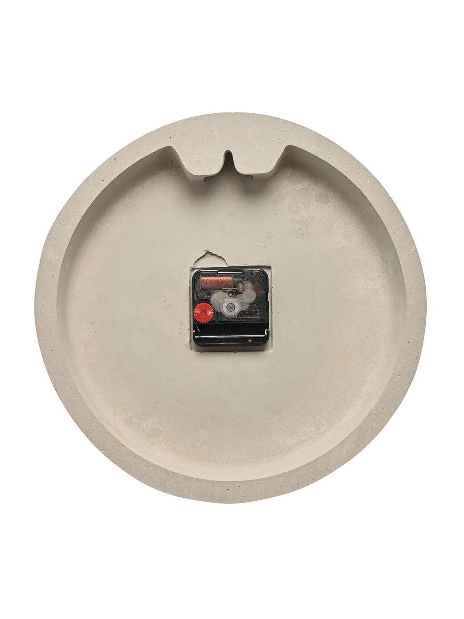 Widdop wall clock grey cement 28cm (British brand)