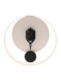 Widdop white pendulum wall clock with black hands (British brand)