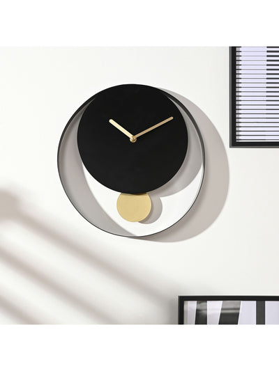 Next Widdop Black Pendulum Wall Clock 30cm- Buy online at McGrocer