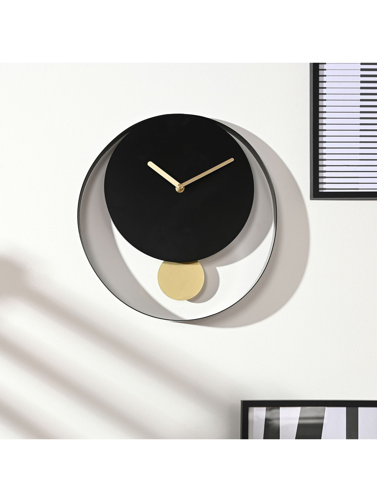 Widdop pendulum wall clock 30cm, imported from the UK