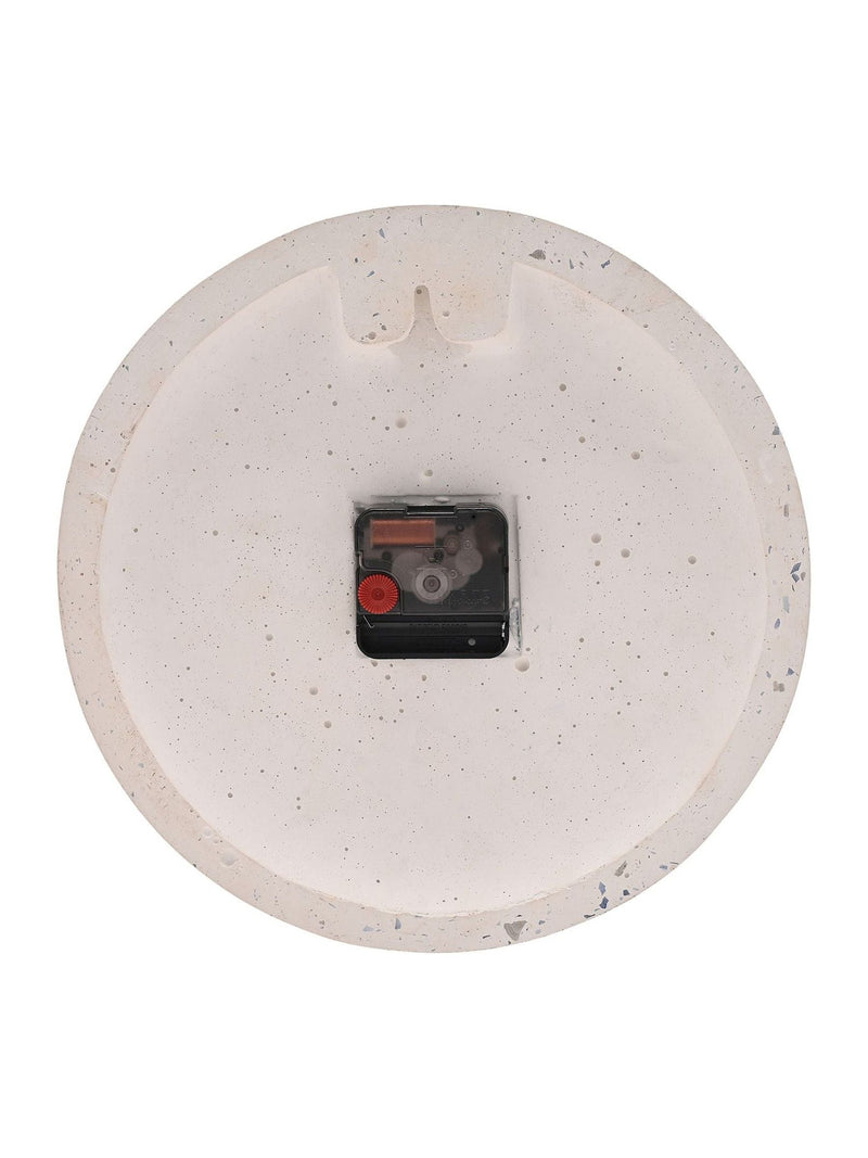 Widdop white porcelain wall clock 27cm, UK version