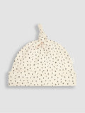 JoJo Maman Bébé Stone Spot Print Cotton Baby Hat