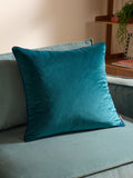Furn Teal/Navy Meridian Velvet 55 x 55cm Cushion Cover