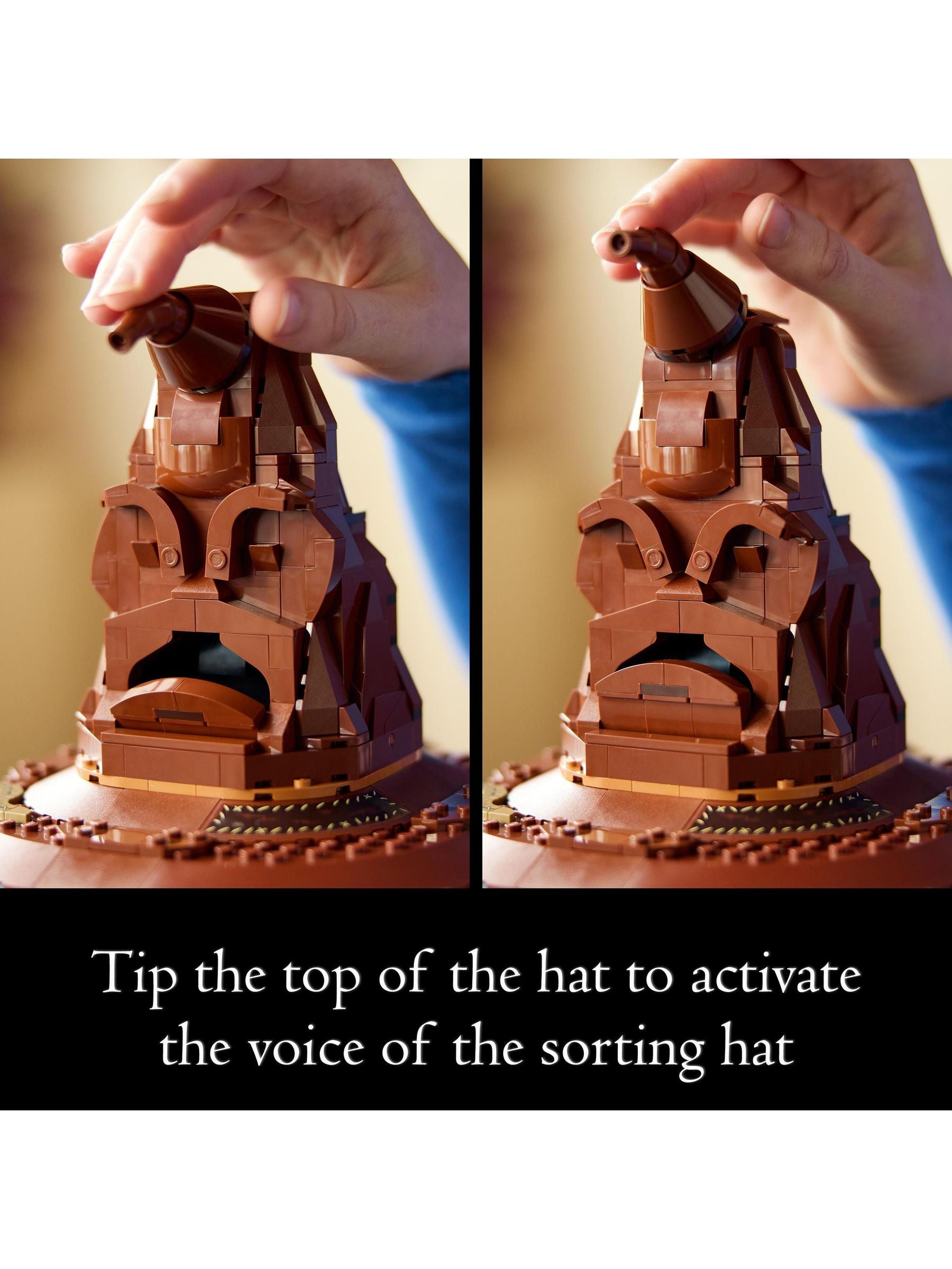 LEGO Harry Potter Talking Sorting Hat building set (British brand)