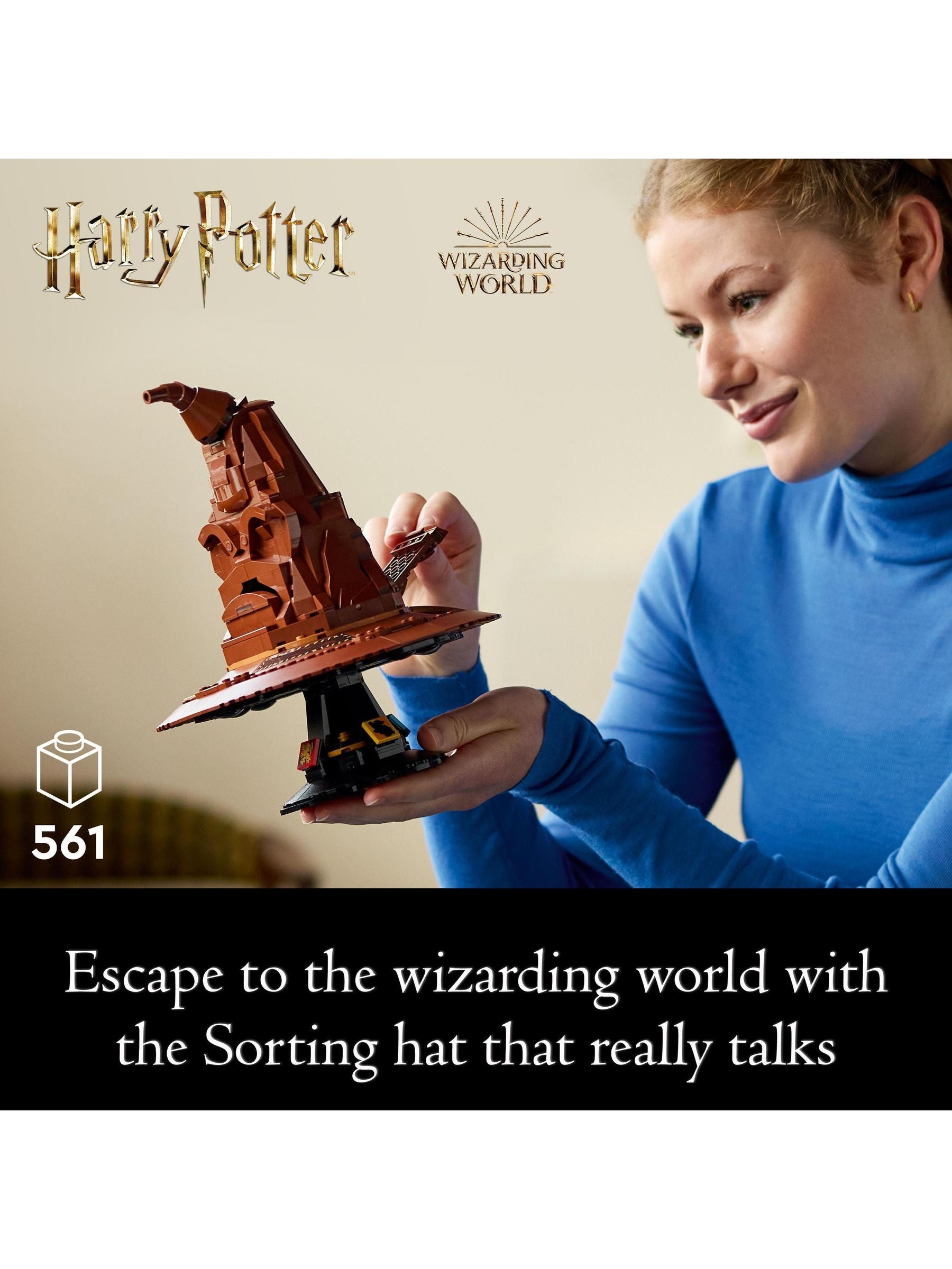 LEGO Harry Potter Talking Sorting Hat building set (British brand)
