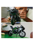 LEGO Technic Kawasaki Ninja H2R motorcycle model 1:8 scale - British product