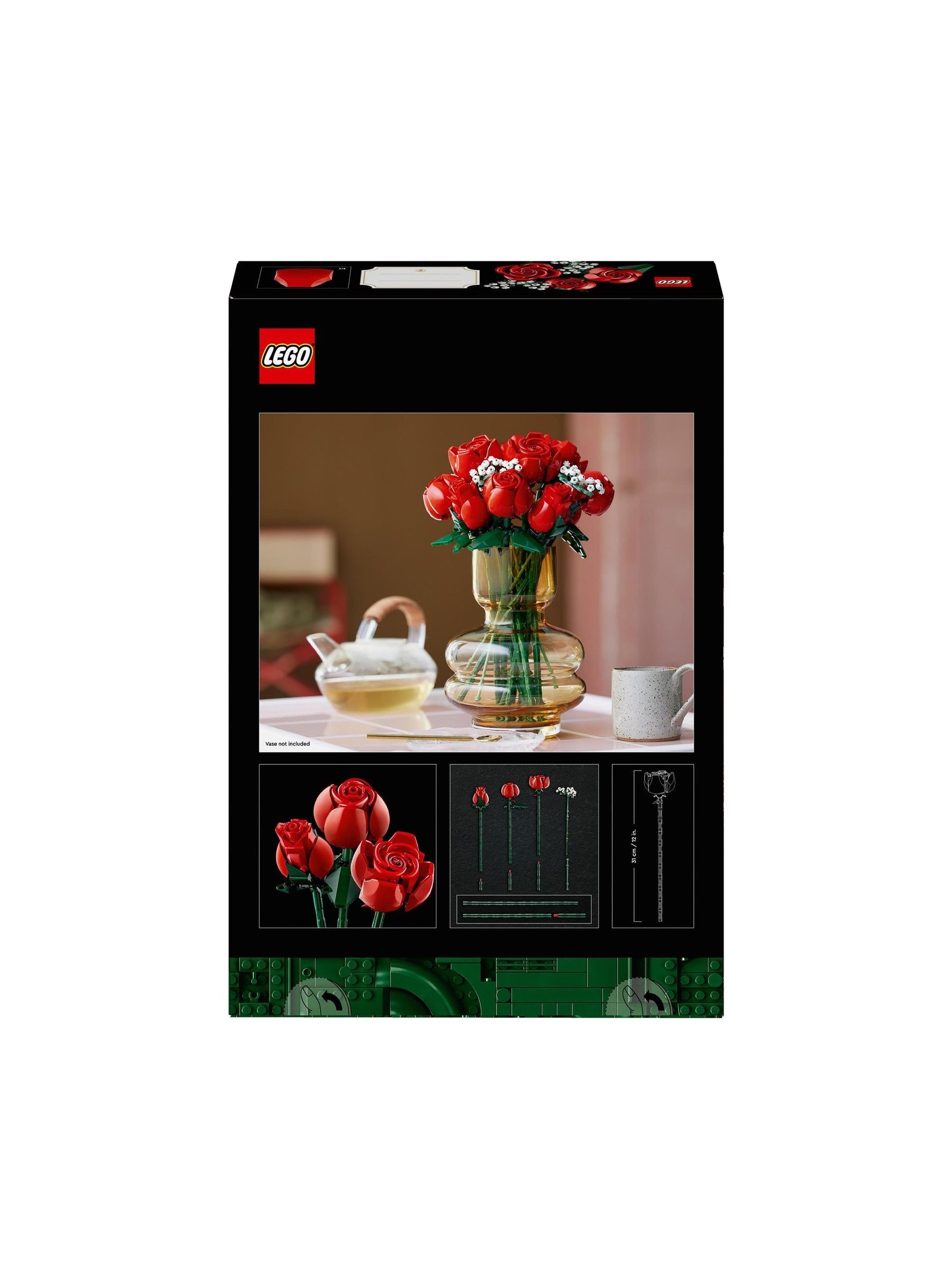 LEGO Botanicals rose bouquet set 822 pieces (British brand)