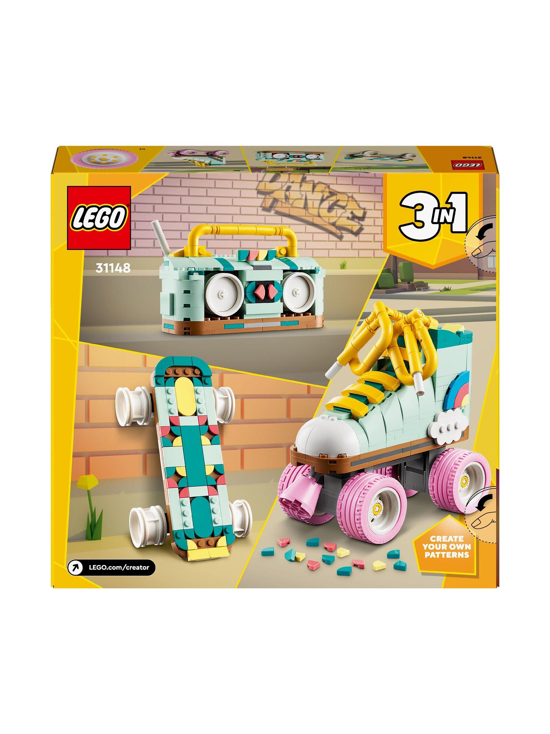 LEGO Retro Roller Skate building set 31148 - British product