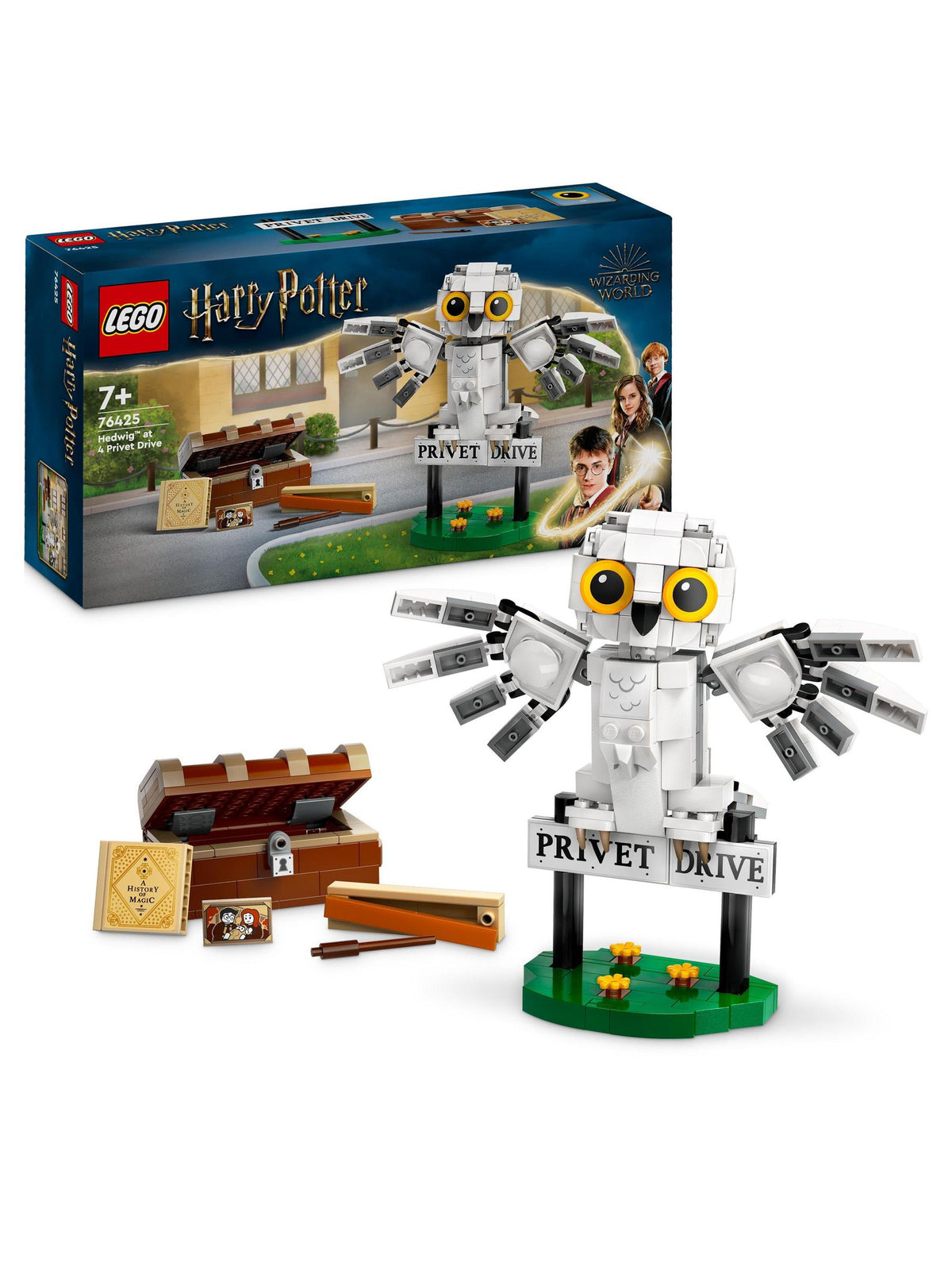 LEGO Harry Potter 76425 Hedwig building set, imported from the UK