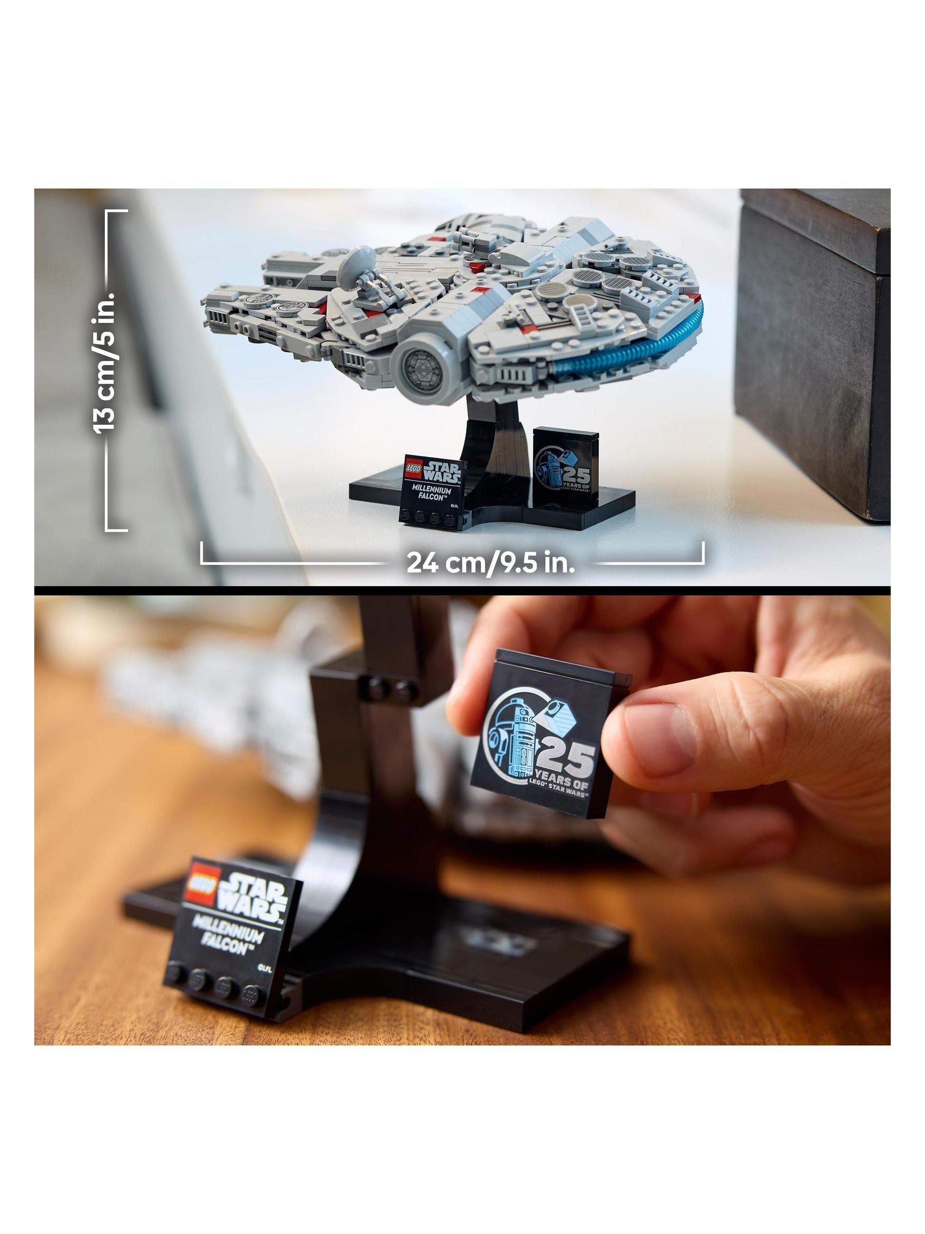 LEGO Star Wars Millennium Falcon model set 26cm (British brand)