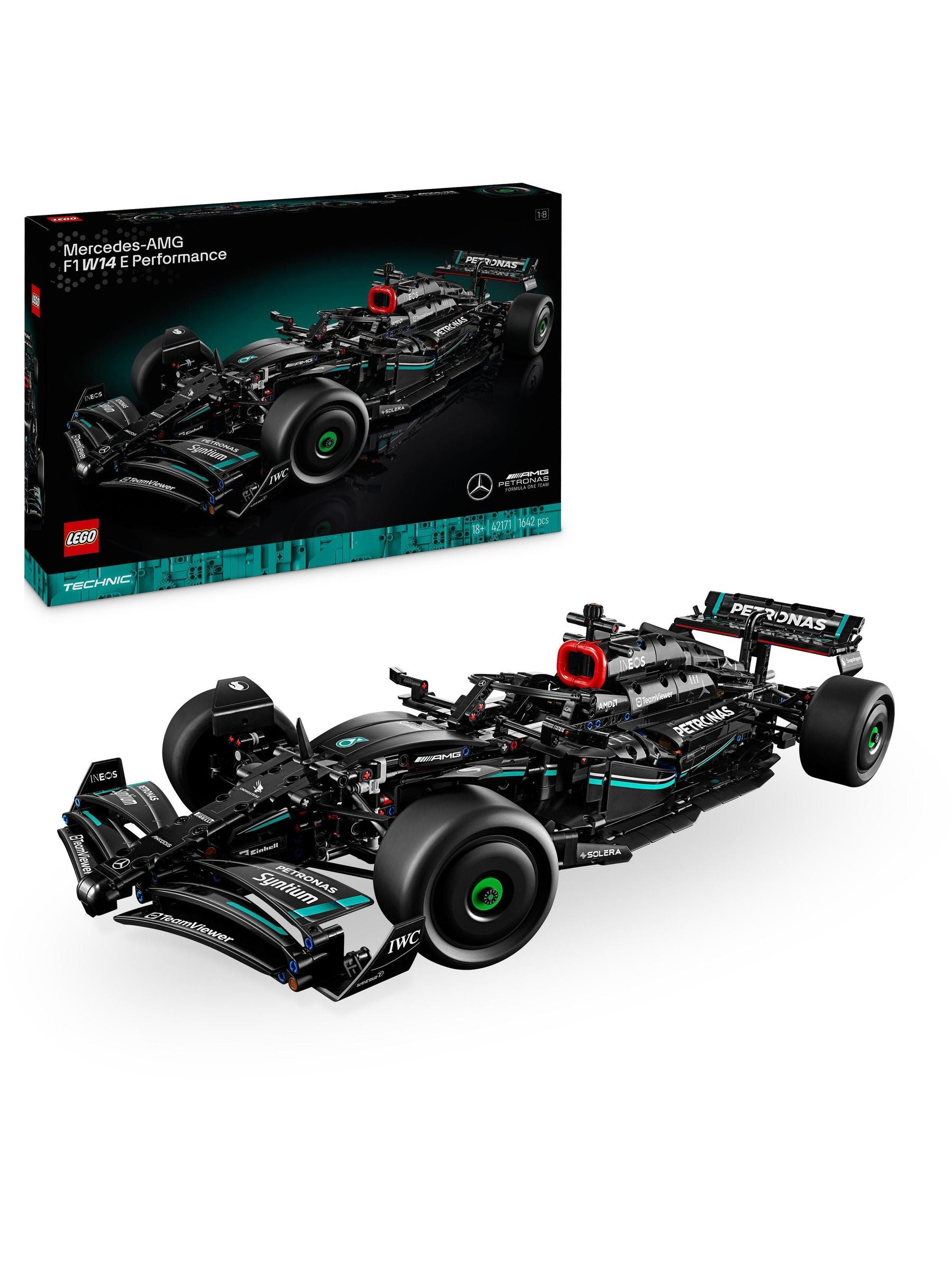 LEGO Technic Mercedes F1 W14 model 1642 pieces, UK version