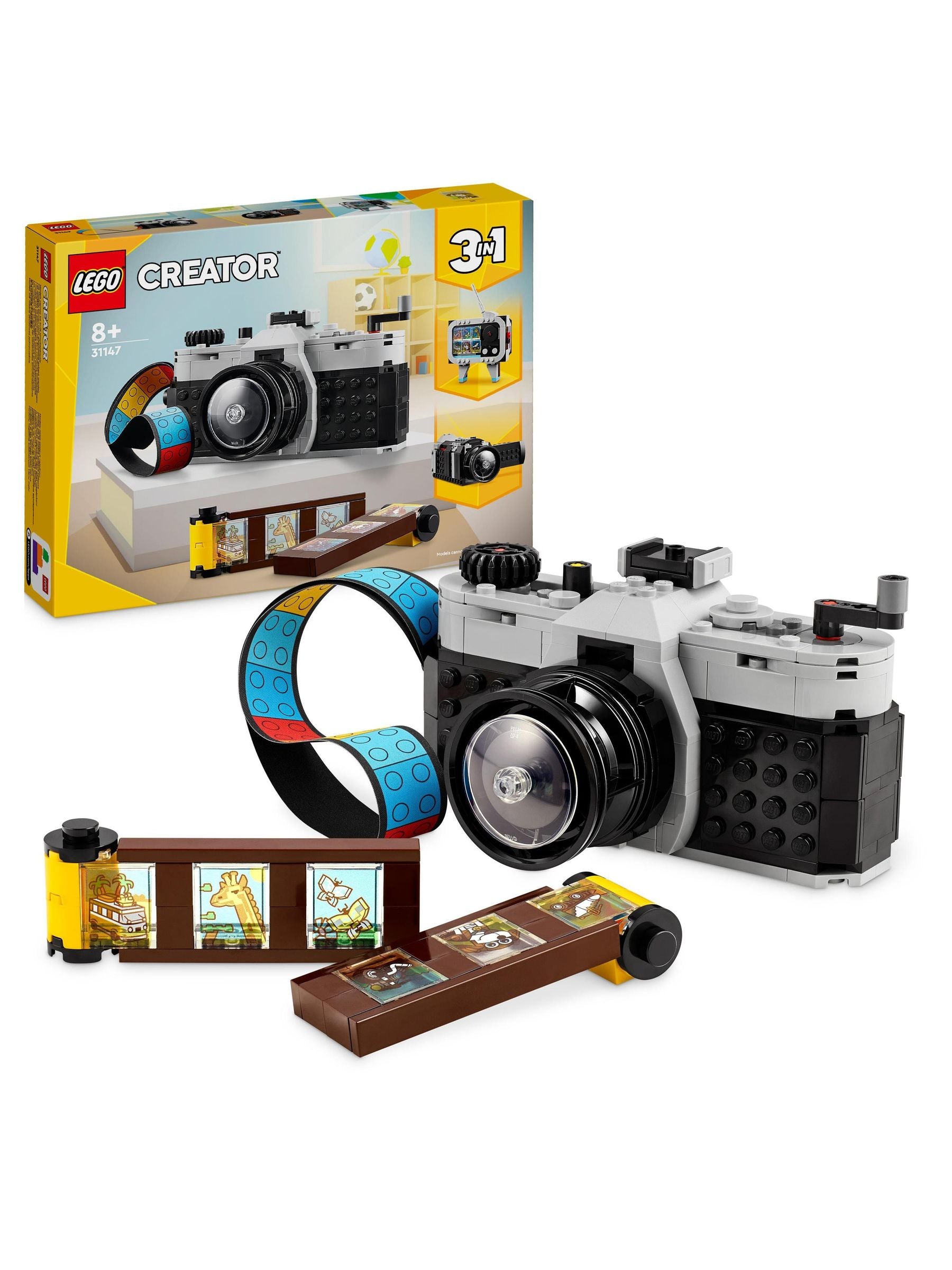 LEGO Creator 3in1 Retro Camera building set 261 pieces - British product