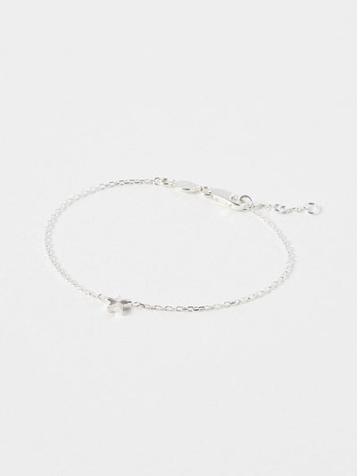 سوار مطلي بالفضة بنقش نجمة charms