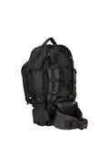 Mountain Warehouse Black Traveller 60+20L Rucksack, imported from the UK