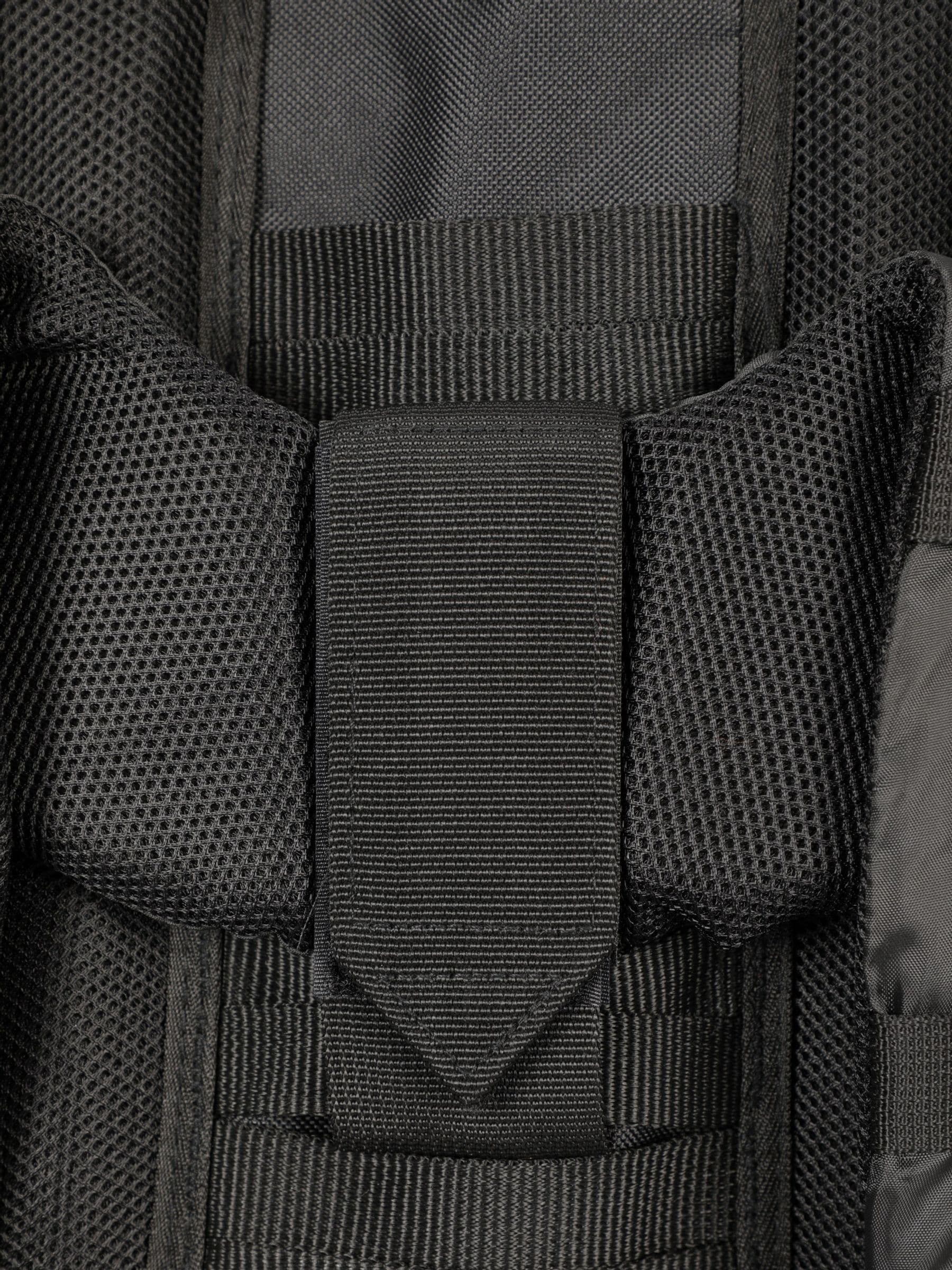 Mountain Warehouse Black Traveller 60+20L Rucksack, imported from the UK