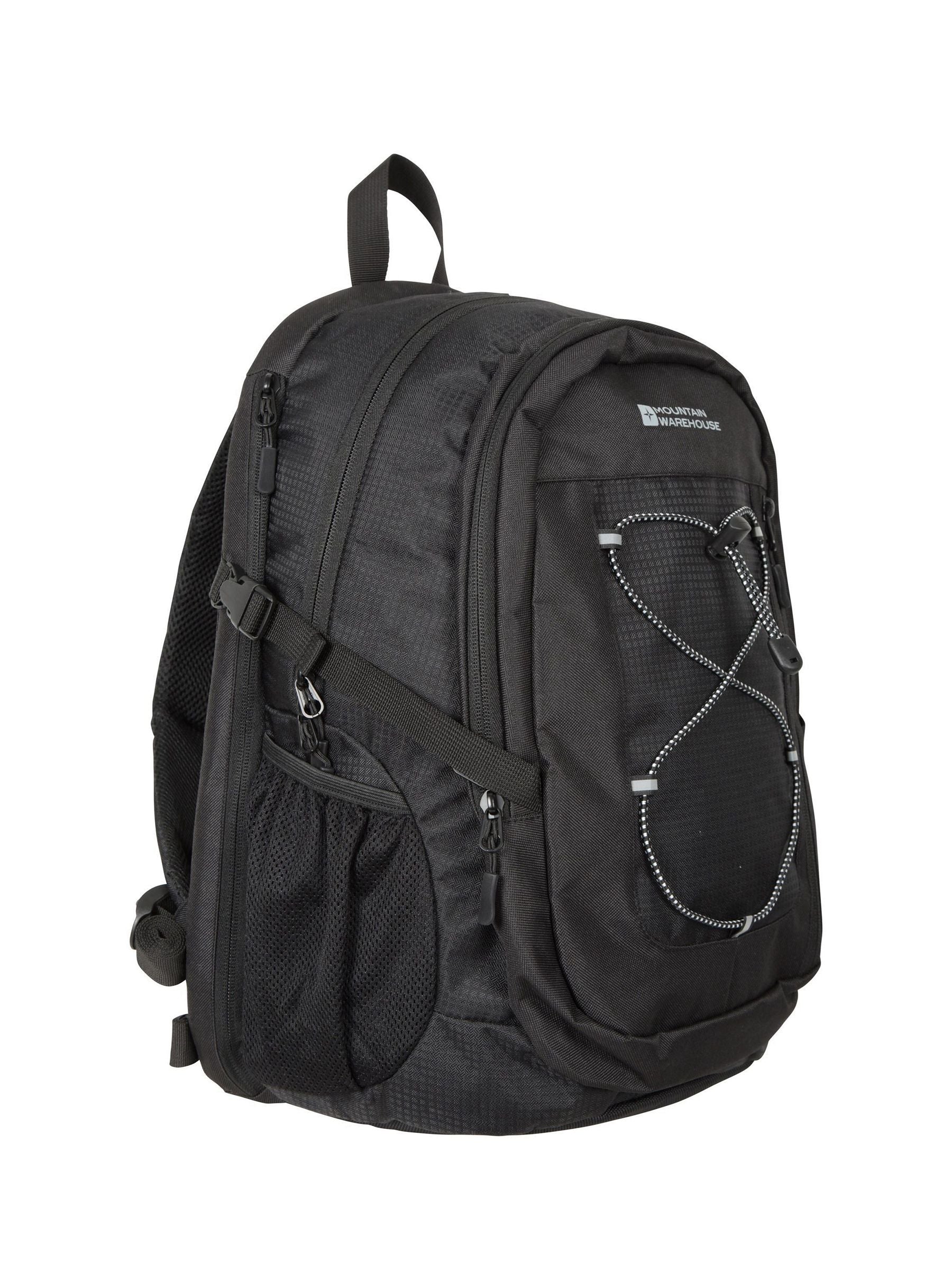 Mountain Warehouse black Peregrine 30L backpack - British product