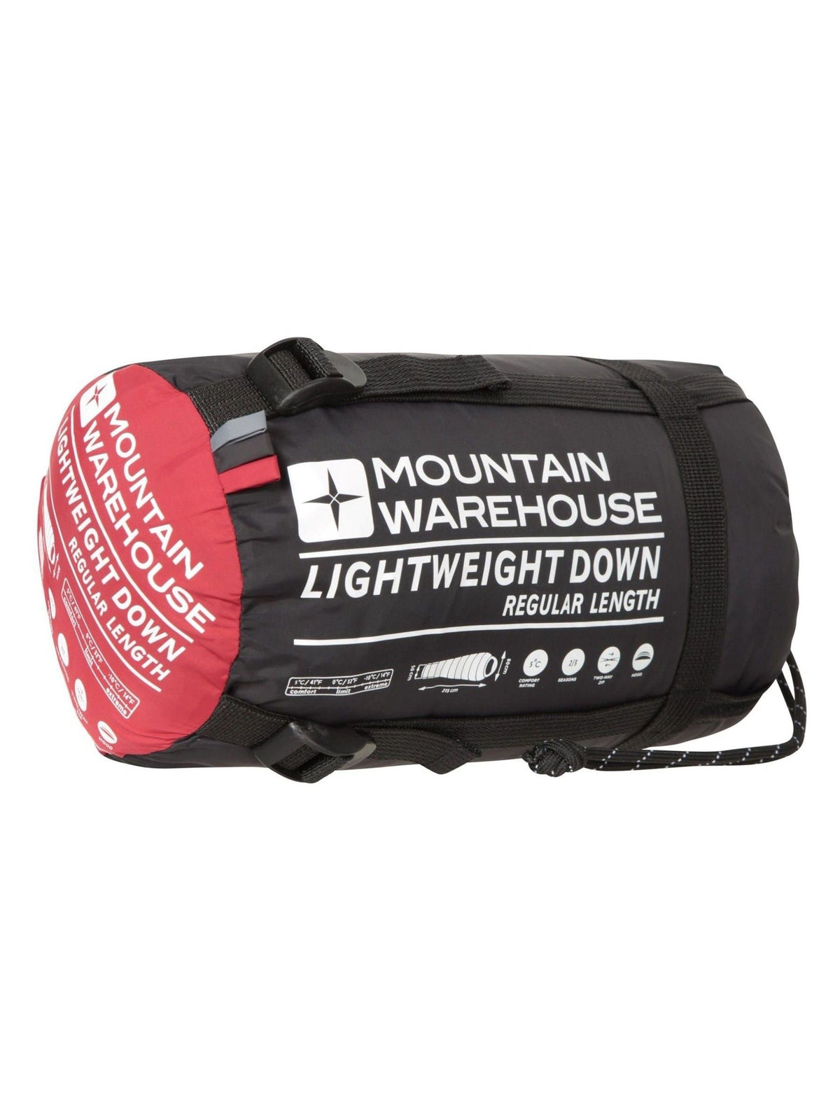 Mountain Warehouse extreme lightweight down sleeping bag, UK version