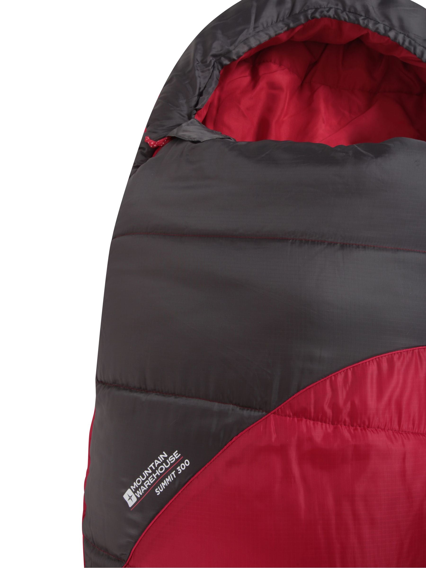Mountain Warehouse Red Summit 300 sleeping bag, UK version