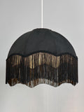 BHS black jaquard lampshade 33cm - British product
