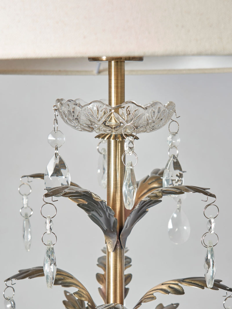 BHS Antique Brass Paisley Floor Lamp (British brand)