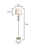 BHS Antique Brass Paisley Floor Lamp (British brand)