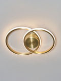 BHS Brass Pei 2 Ring Wall Light LED chrome finish, UK version