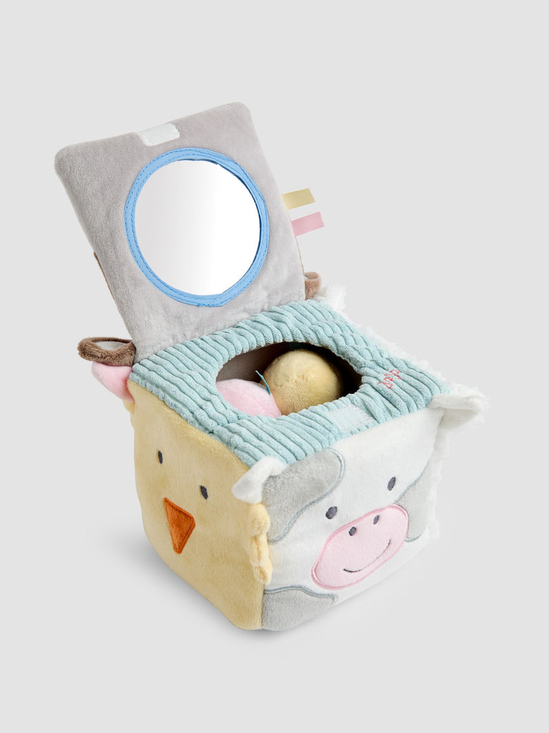 JoJo Maman Bébé baby farm activity cube, imported from the UK