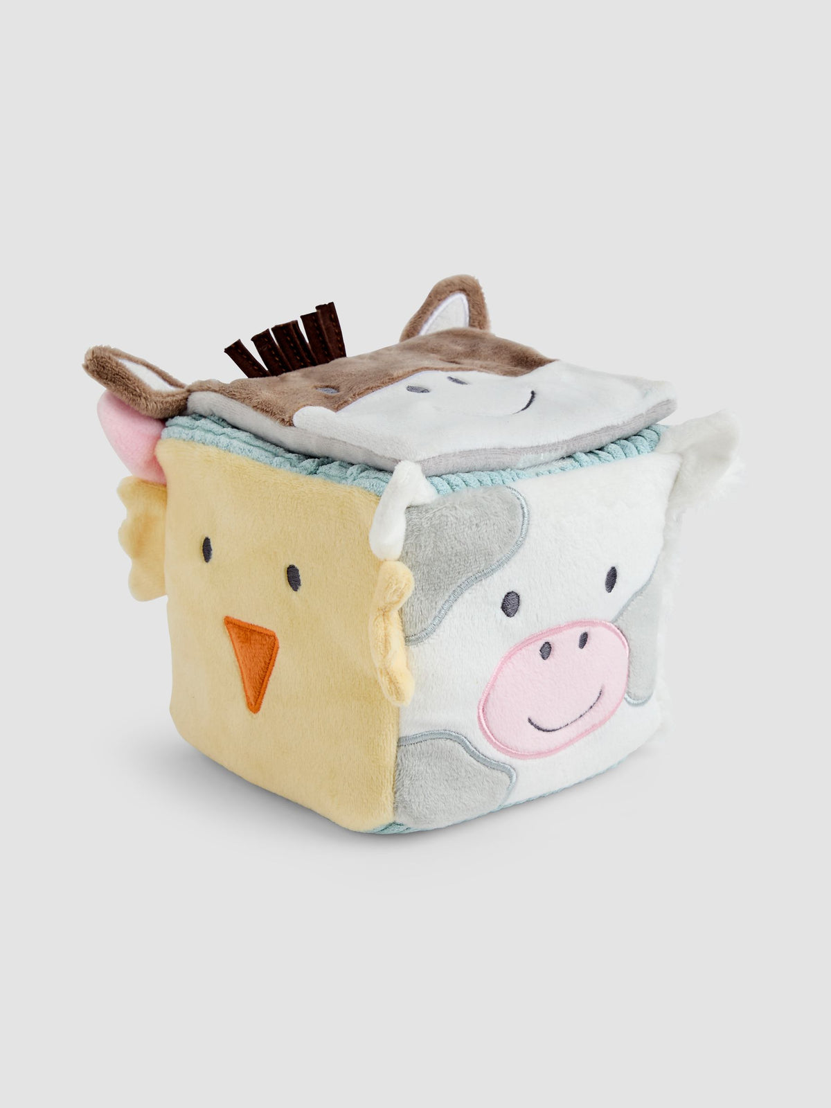 JoJo Maman Bébé baby farm activity cube, imported from the UK