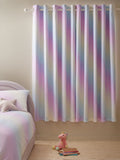Rainbow ombre blackout curtains with eyelet - British brand