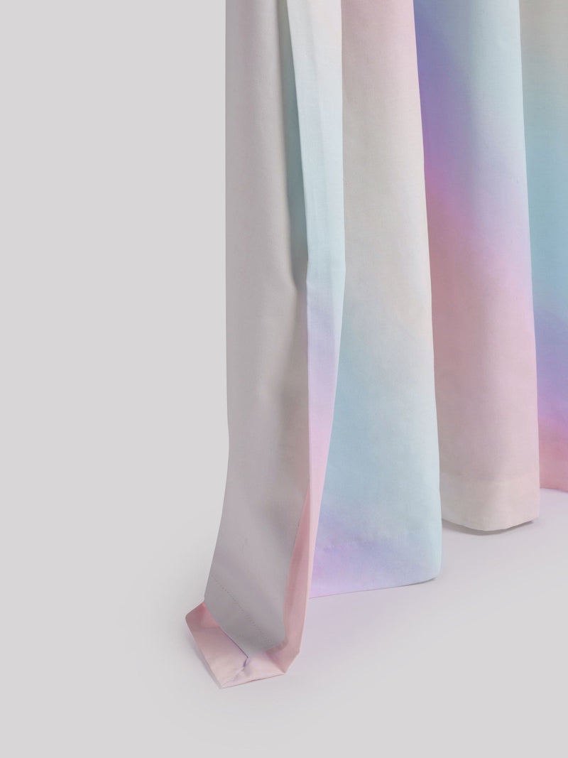 Rainbow ombre blackout curtains with eyelet - British brand