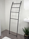 Showerdrape black apex towel ladder stand (British brand)