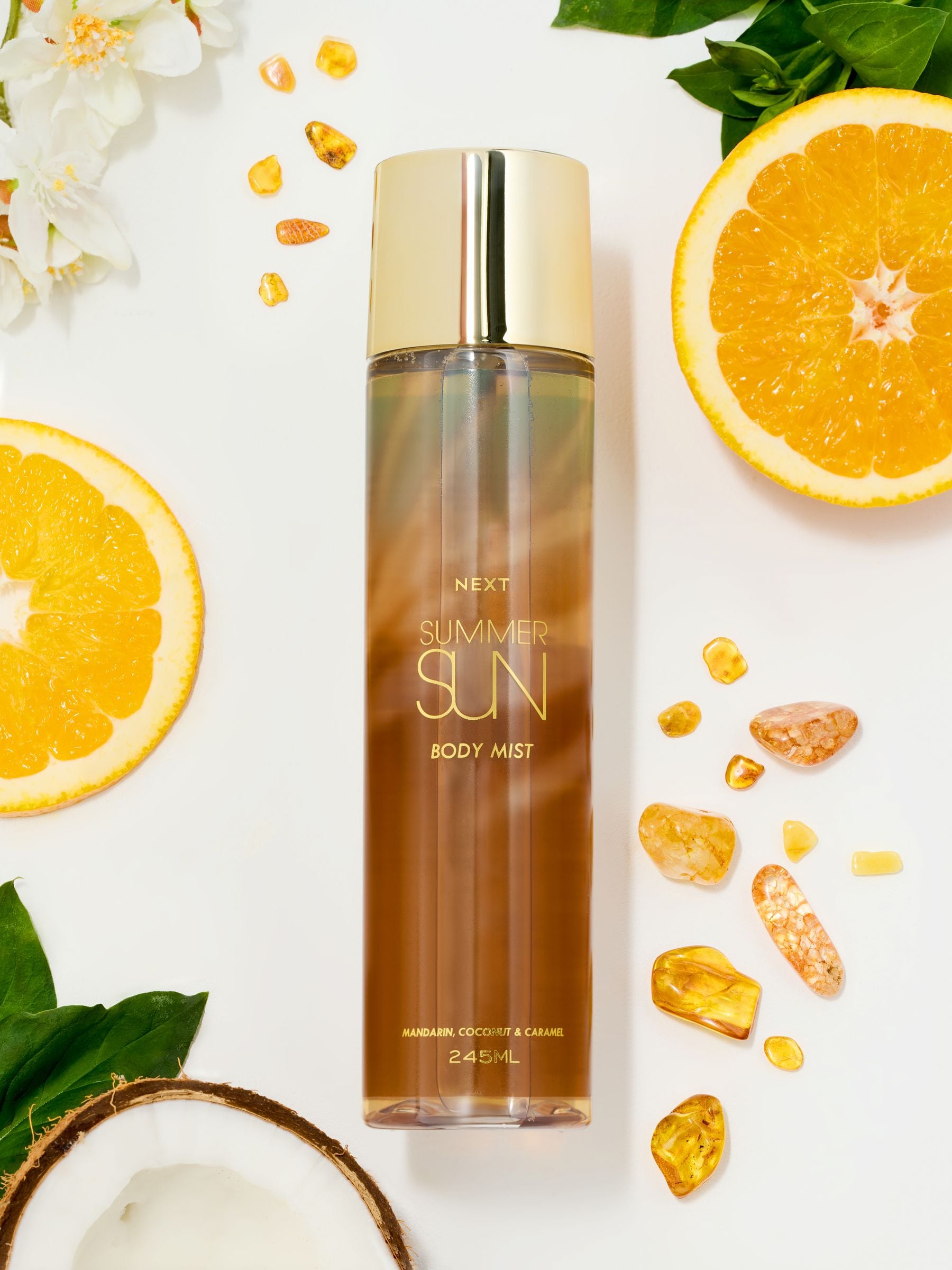 Sweet caramel amber body mist 245ml - British product