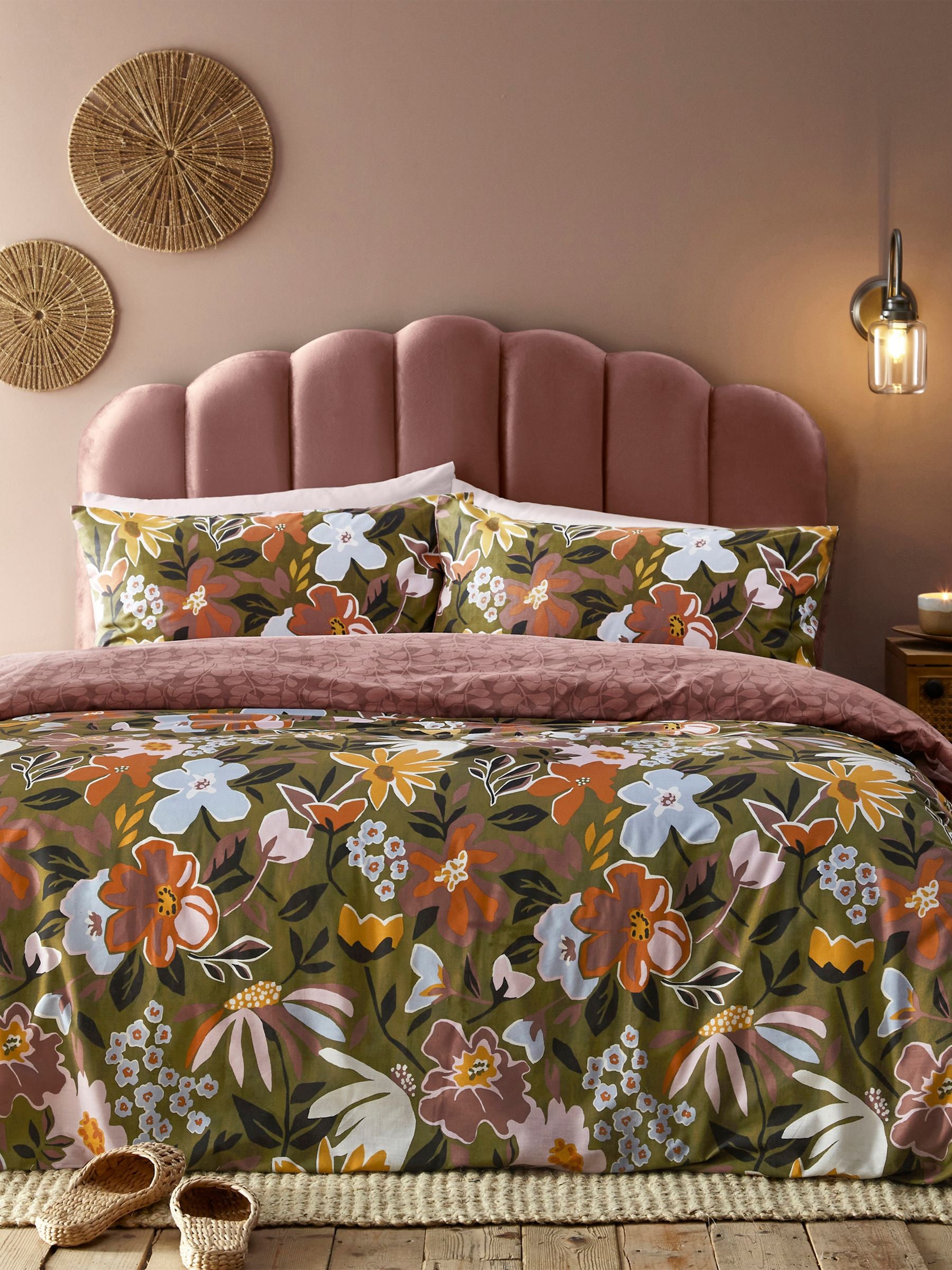 Furn Green Asterea duvet cover set - British product