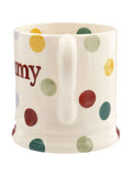 Emma Bridgewater Cream Polka Dot Mummy 1/2 Pint Mug