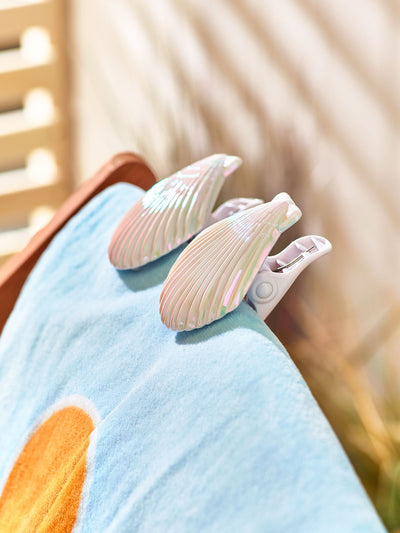 Next White Shell Beach Towel Clips 2 Pack- Buy online at McGrocer