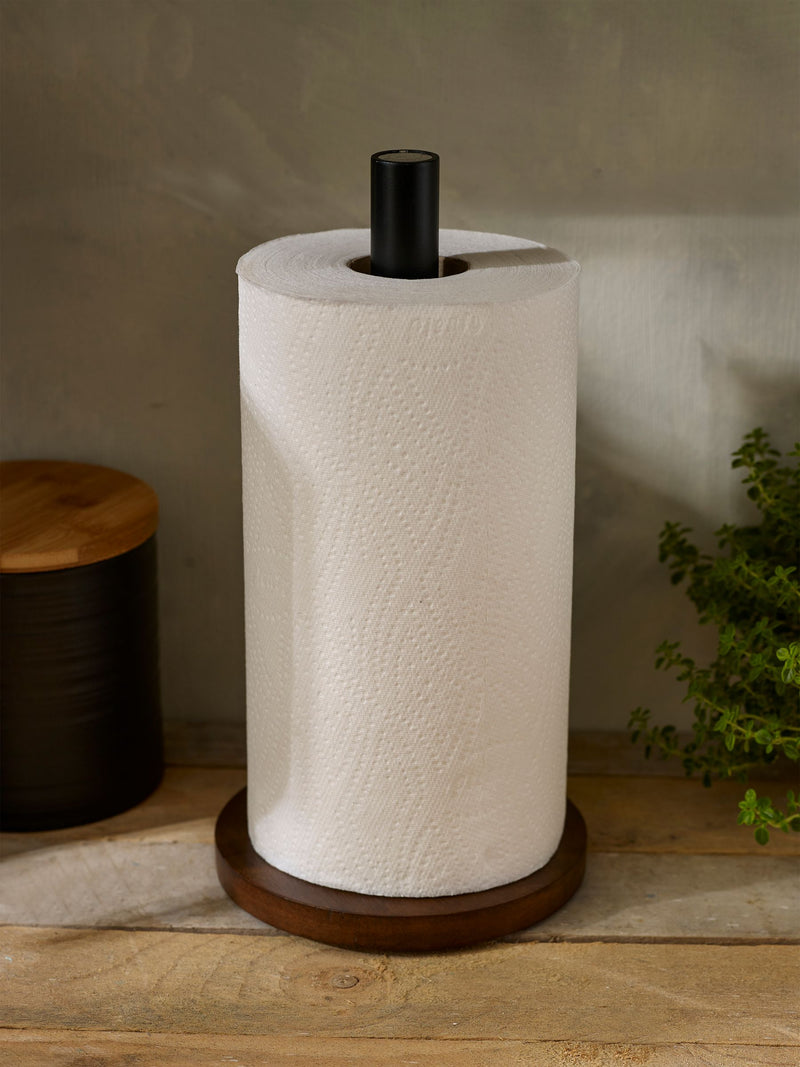 Bronx black kitchen roll holder - British product