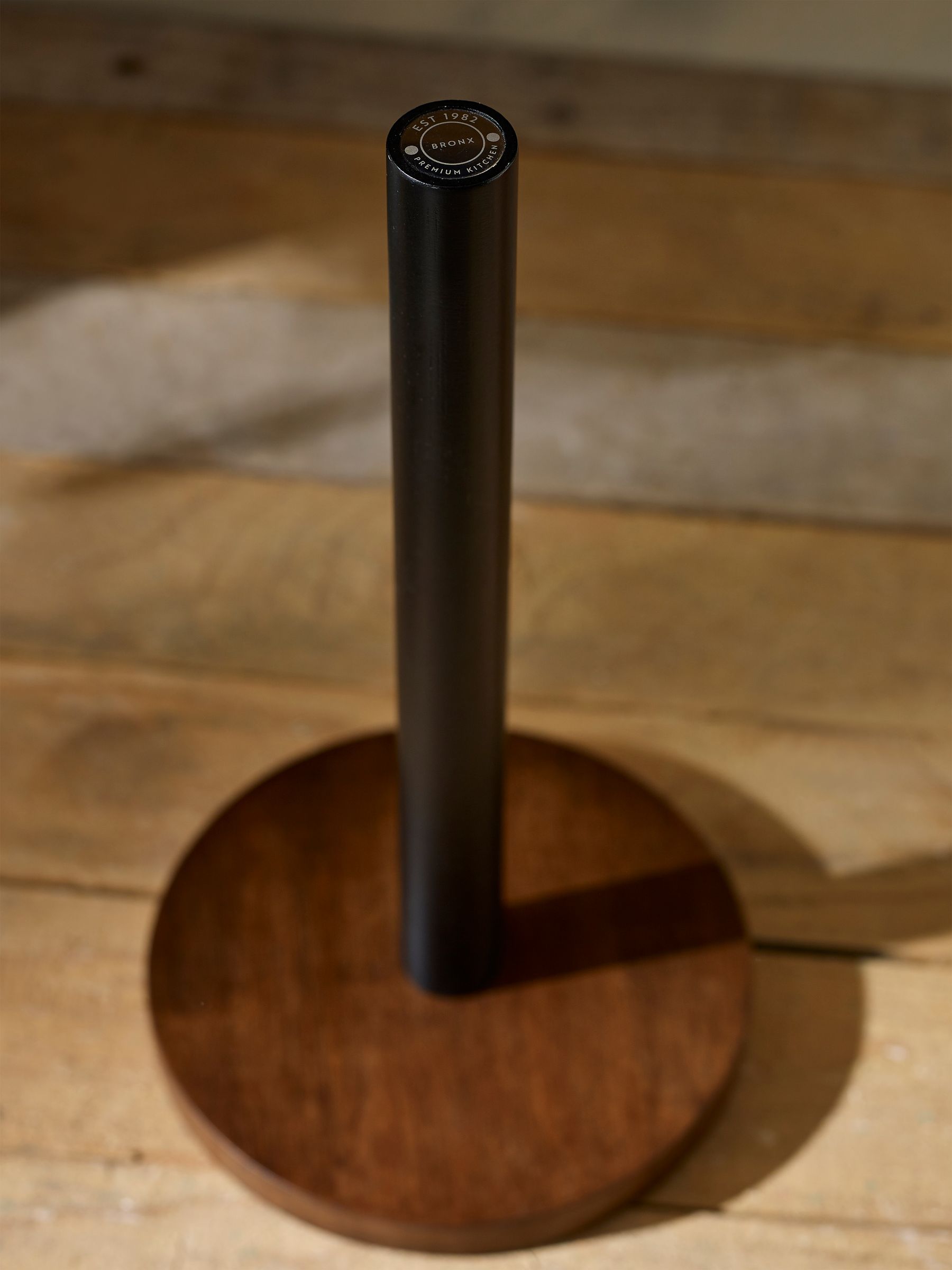 Black Bronx Kitchen Roll Holder