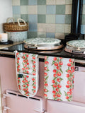 Avalon Home red vine tomato tea towel 45x68cm, imported from the UK