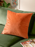 Furn Tiger/Teal Meridian Velvet 55 x 55cm Cushion Cover