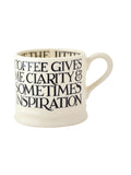 Emma Bridgewater Cream Black Toast Small Mug - British product