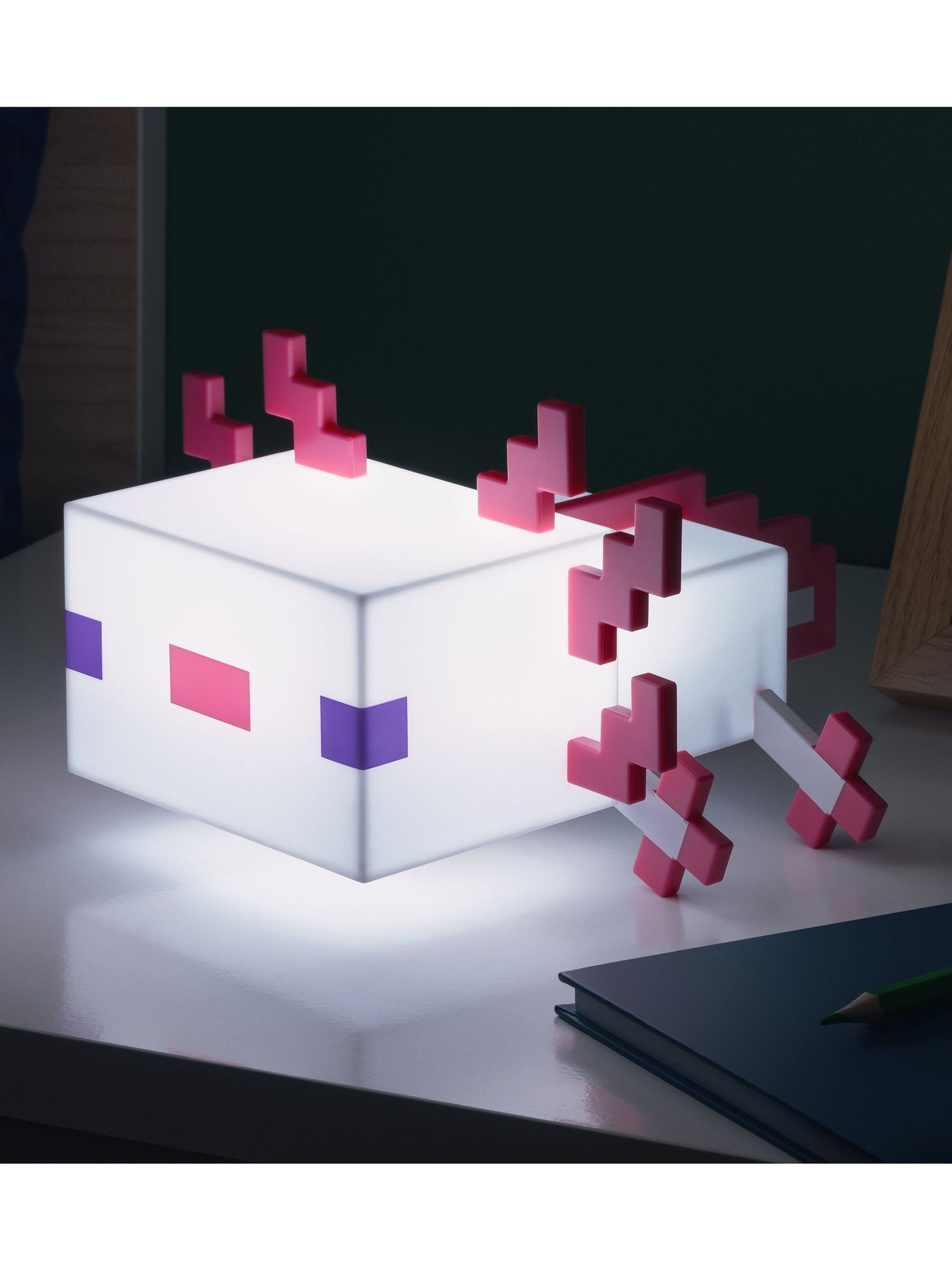 Minecraft Axolotl Light night light 21cm, imported from the UK
