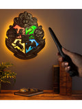 Harry Potter Hogwarts Crest Light 35cm, imported from the UK