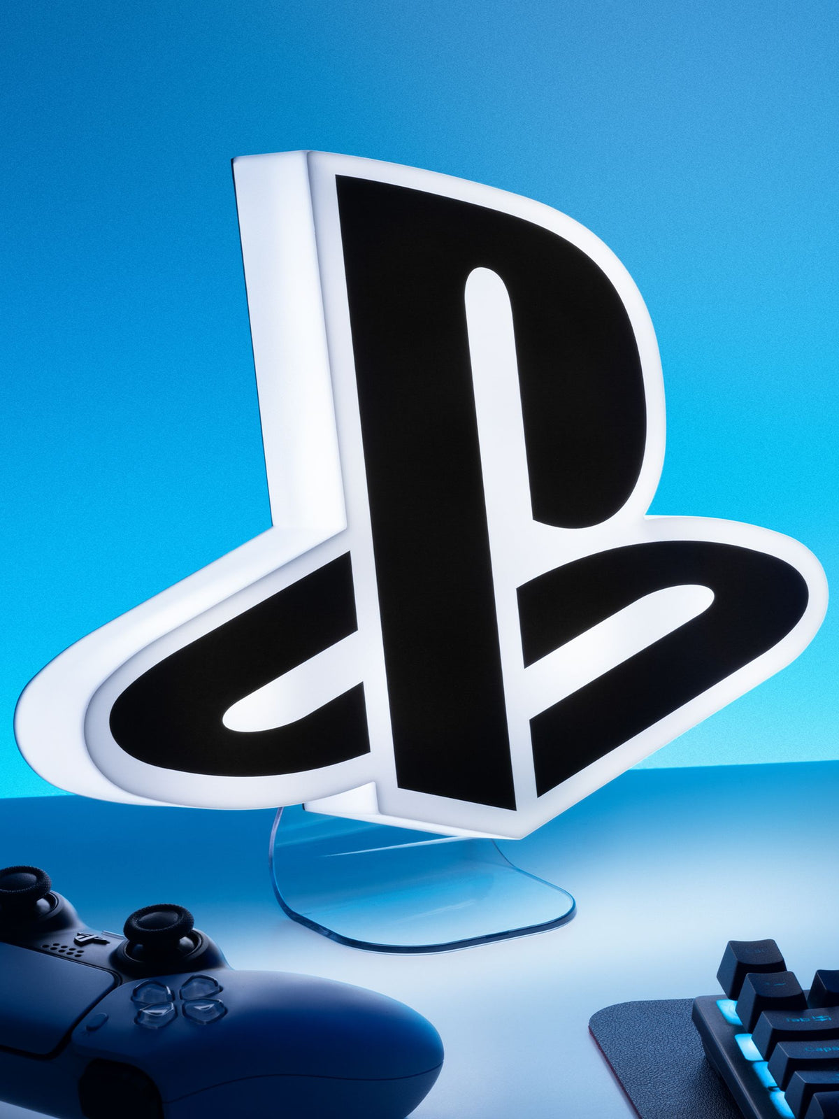 PlayStation Logo Light 24cm gaming decoration - British product
