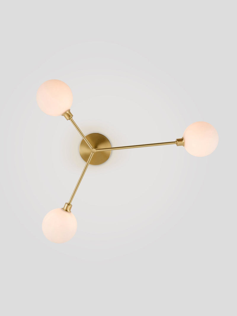 Houseof pink 3 light flush ceiling light 64cm width (British brand)