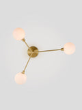 Houseof pink 3 light flush ceiling light 64cm width (British brand)