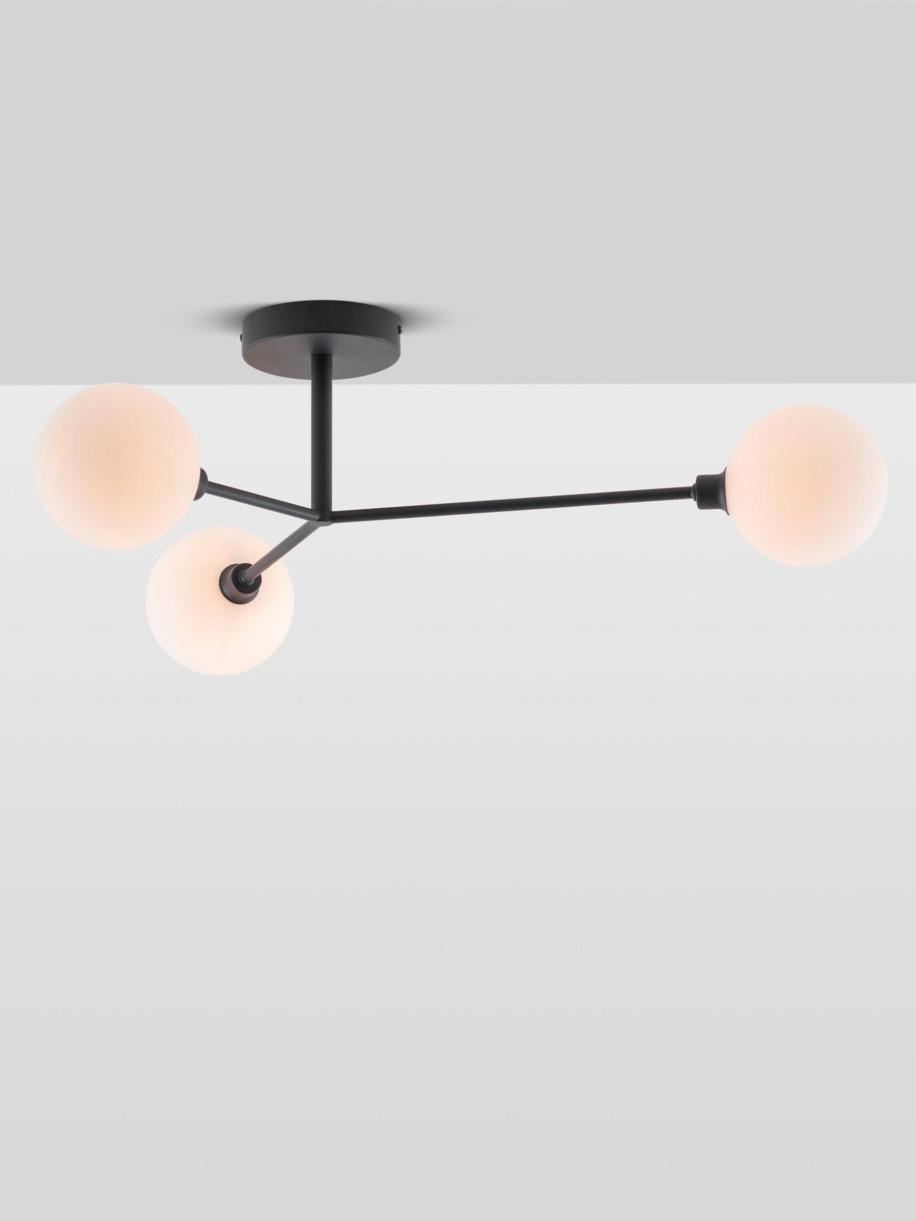 Houseof Pink 3 Light Flush Ceiling Light