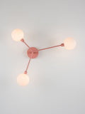 Houseof pink 3 light flush ceiling light 64cm width (British brand)