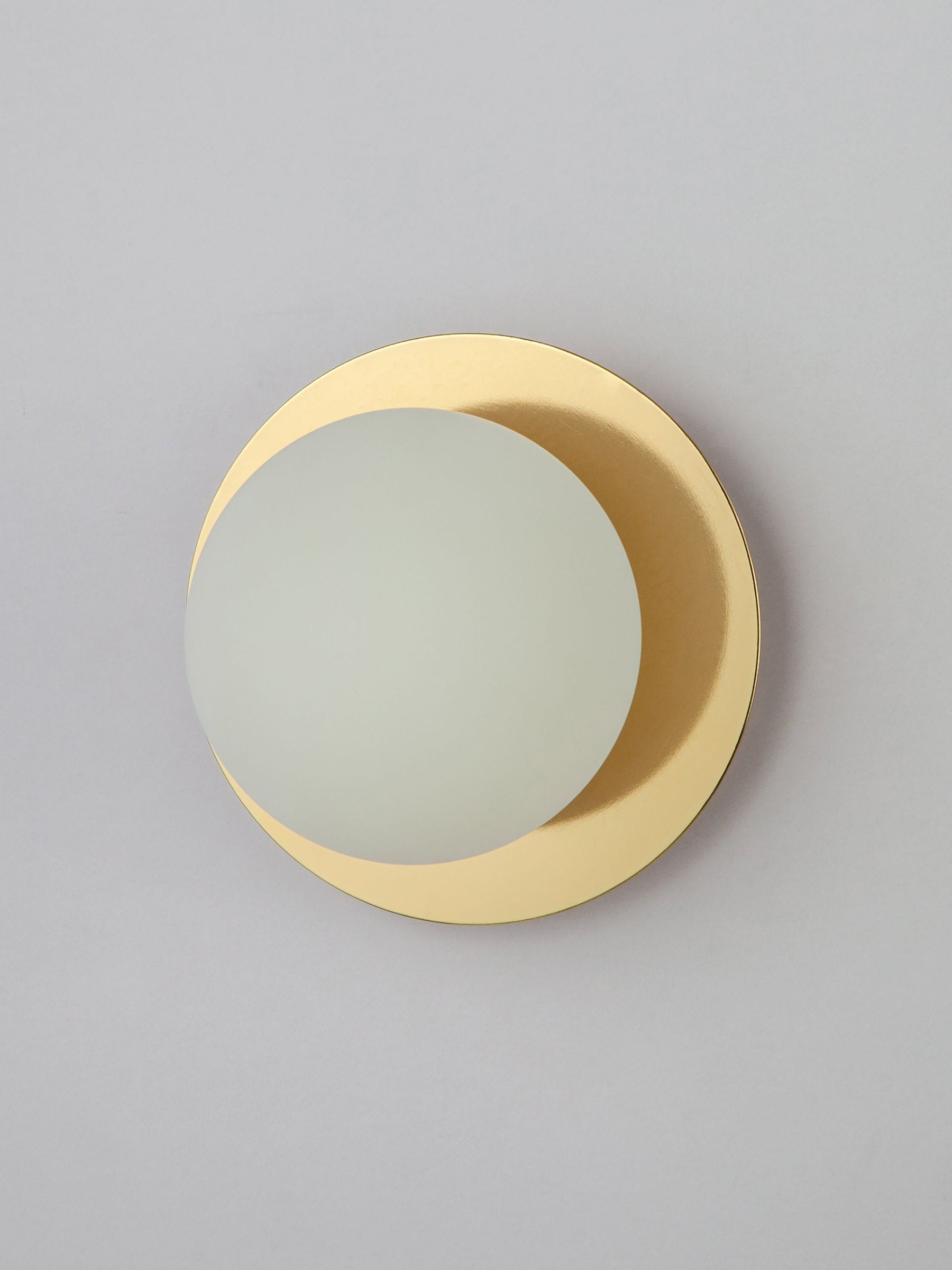 Houseof Brass Opal Disk Wall Light 16cm, UK version